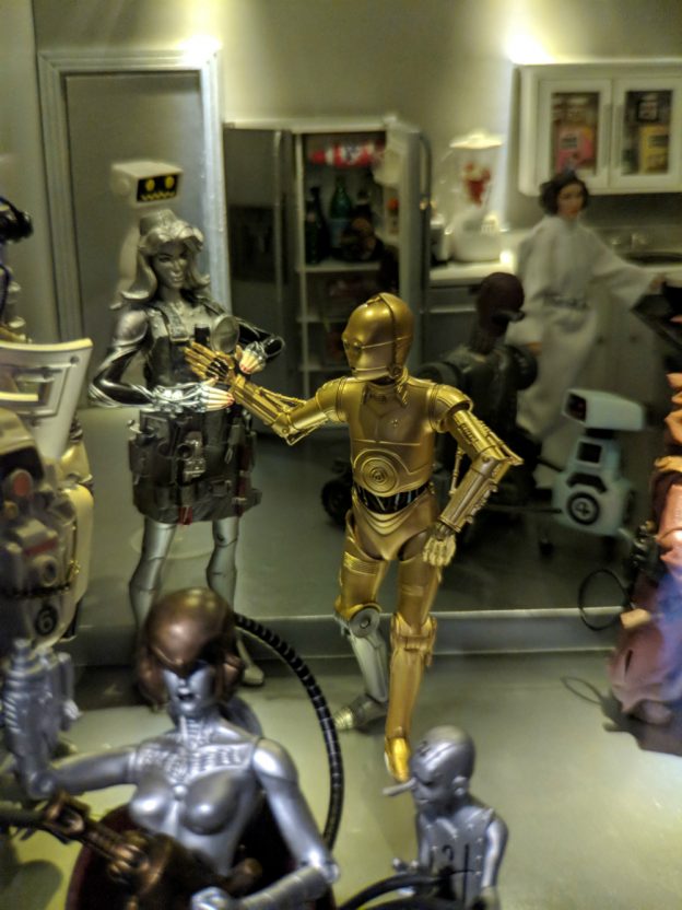 Dollhouse underground Machine shop by Suzanne Forbes photo by Daria Rein