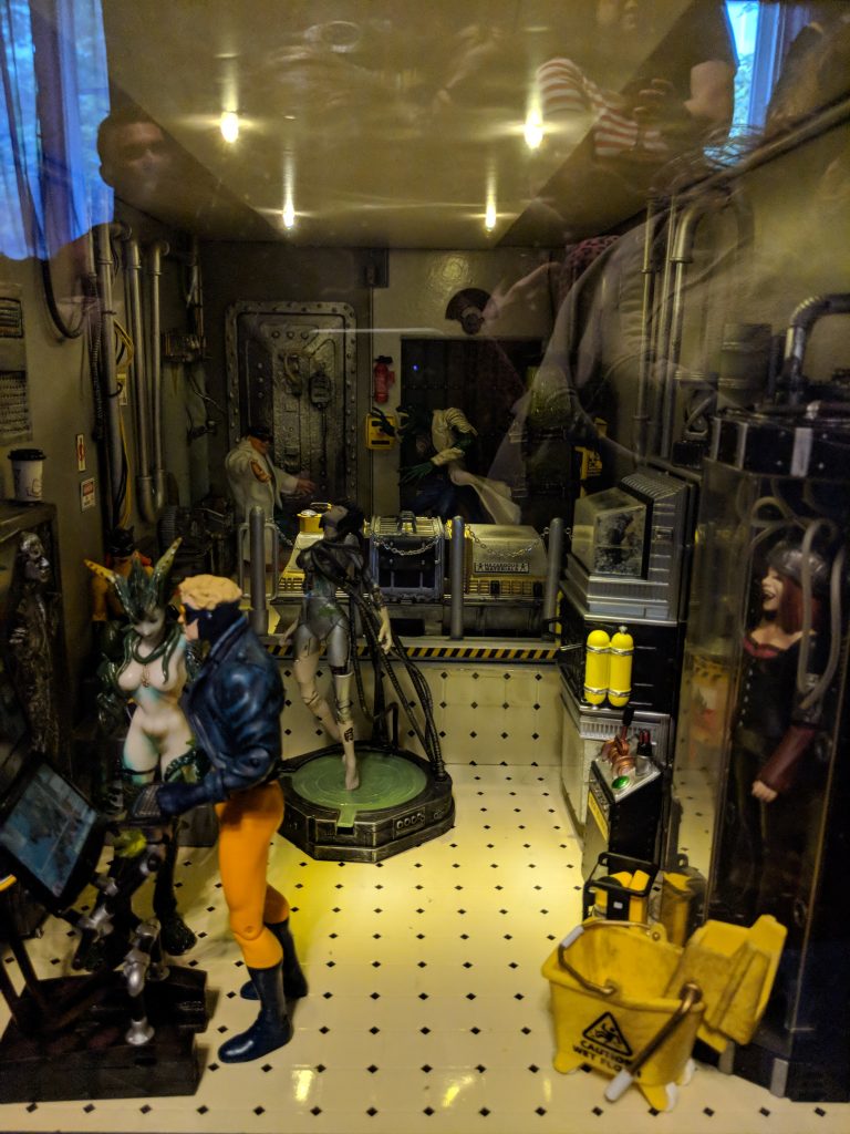 Dollhouse Underground Superpowers Laboratory Tube Room by Suzanne Forbes by Daria Rein