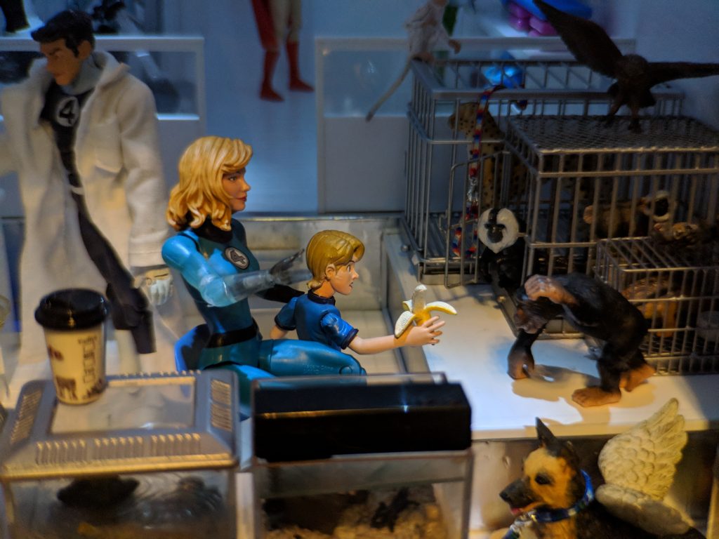 Dollhouse Animal Uplift Room and Gym by Suzanne Forbes. Photo by Daria Rein.