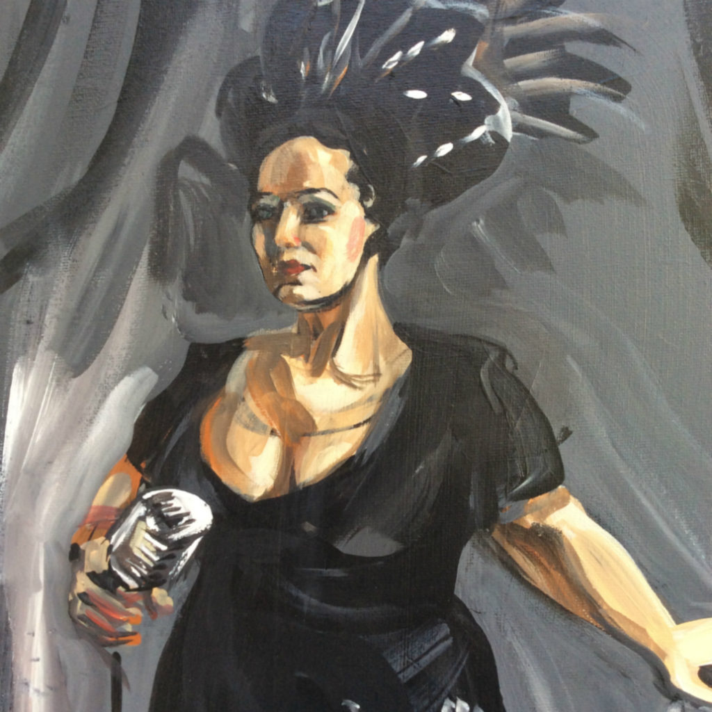 Shakrah WIP by Suzanne Forbes April 2018 detail 2