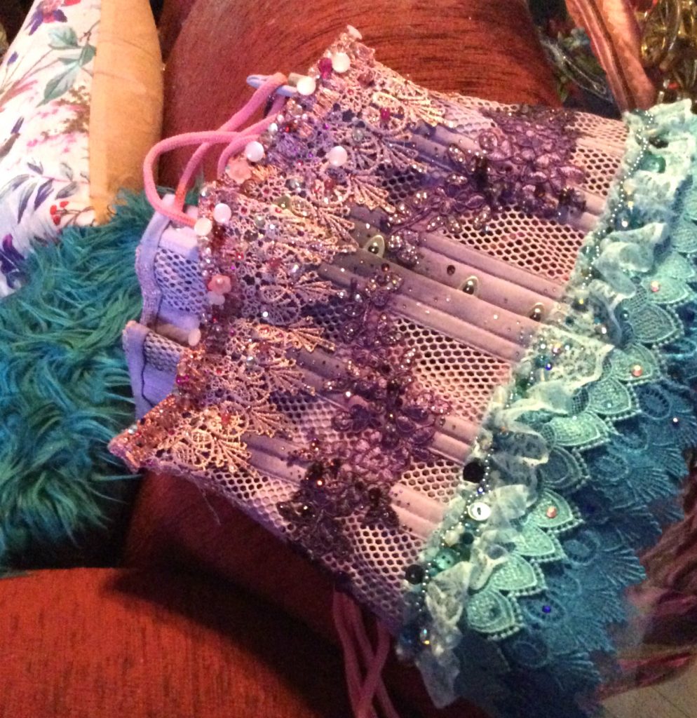 Bi Pride corset by Suzanne Forbes August 29 2018