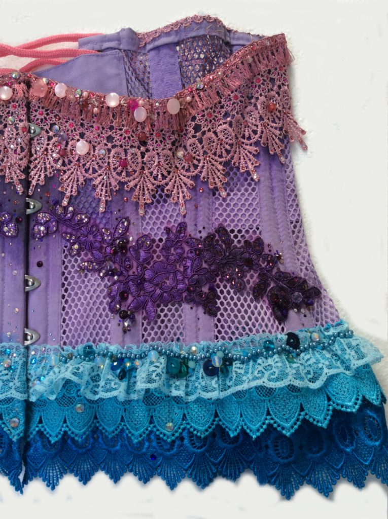 Bi Pride corset by Suzanne Forbes August 29 2018 right panel