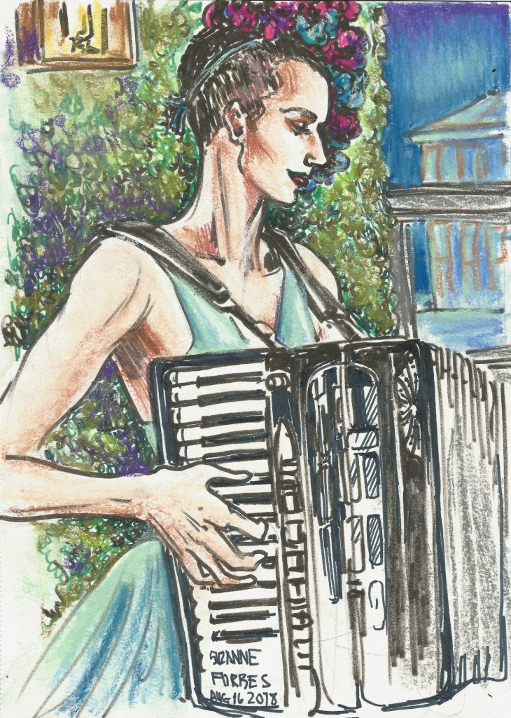 Miss Natasha Enquist at Blue Summer Night Aug 16 2018 by Suzanne Forbes