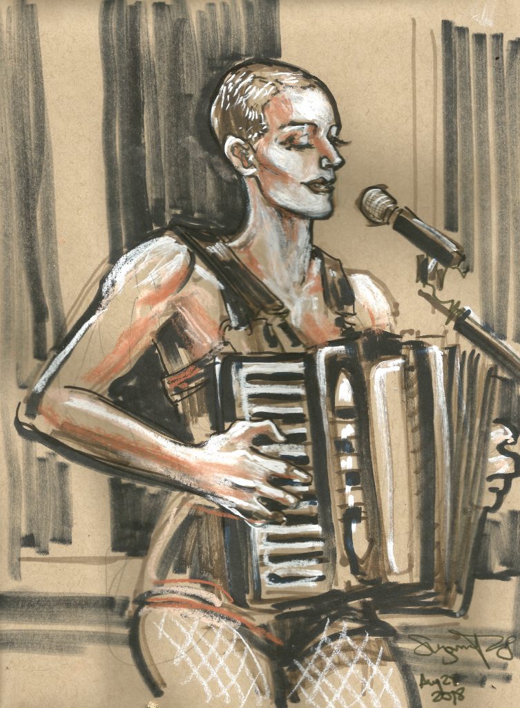 Miss Natasha Enquist at the English Theater Aug 28 2018 by Suzanne Forbes