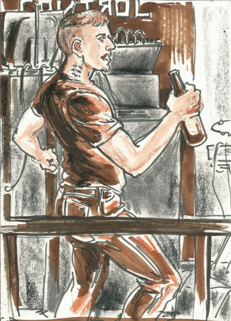 Dancer at Monster Ronsons Sept 20 2018 by Suzanne Forbes