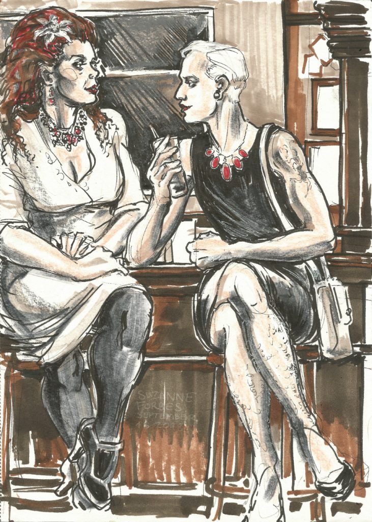 Kaey and Transophonix at Ludwig Sept 16 2018 by Suzanne Forbes