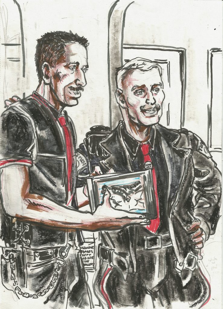 Rinaldo Hopf and Durk Dehner at The Ballery Folsom Europe Sept 8 2018 by Suzanne Forbes