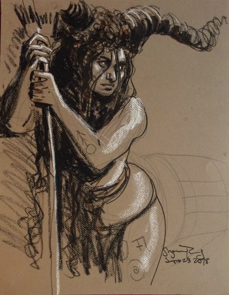 Valentina Demonia as Baba Yaga by Suzanne Forbes Sept 23 2018 