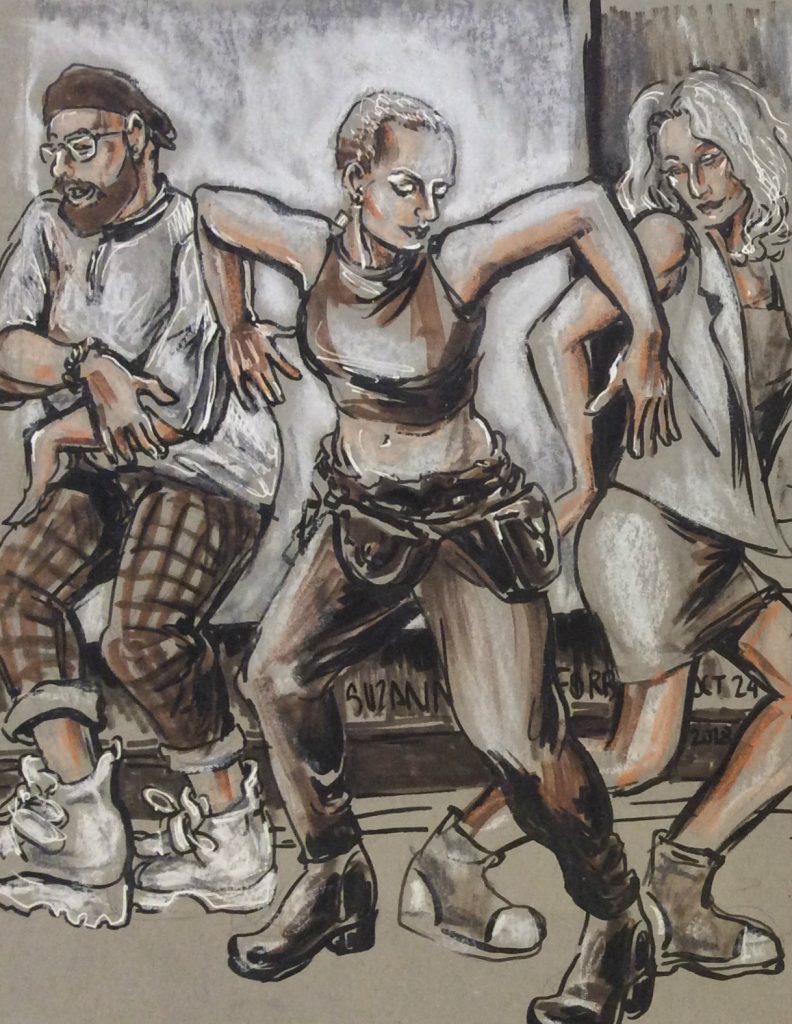 Zoe dancing at Monster Ronsons Oct 24 2018 by Suzanne Forbes