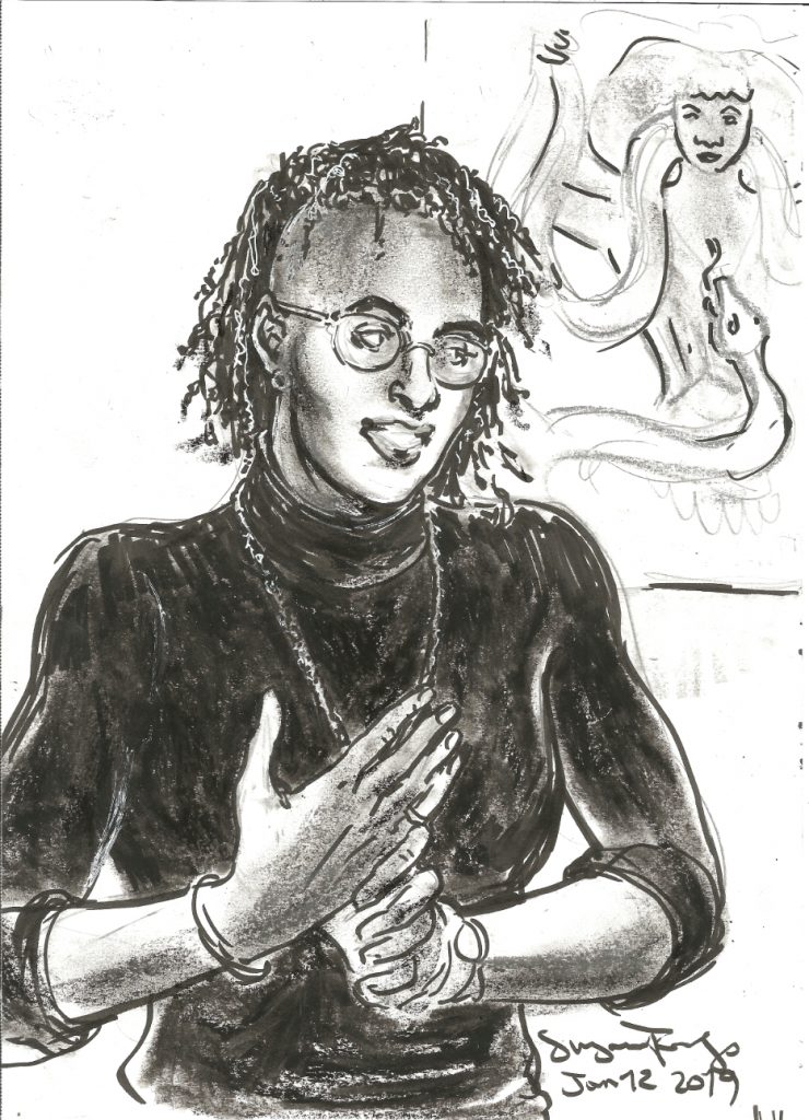 Lee Richards at the Schwules Museum Suzanne Forbes Jan 12 2019