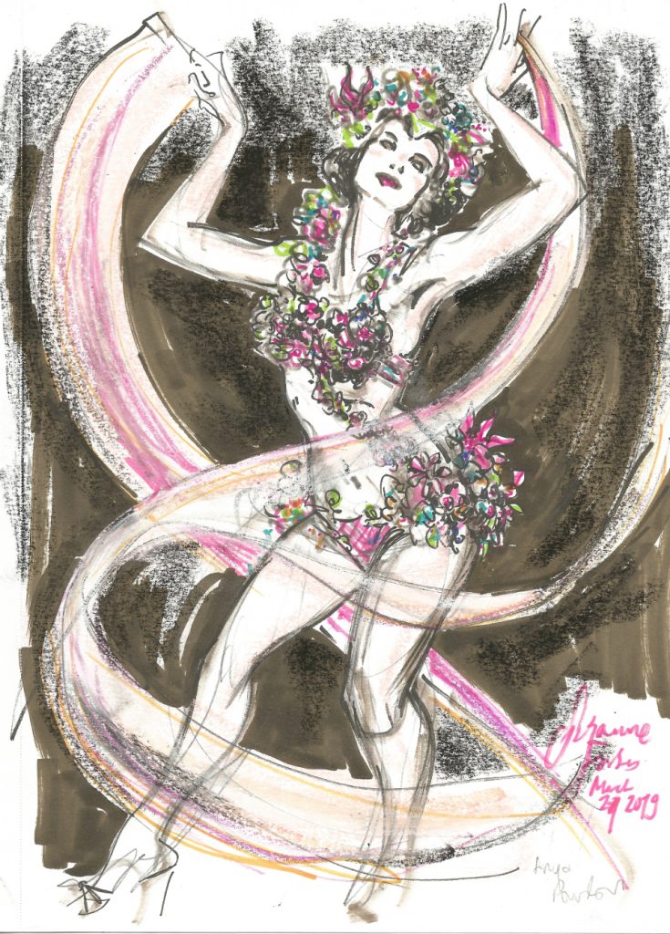 Anja Pavlova at Shimmy Shake Show Ballhaus Berlin March 24 2019 by Suzanne Forbes