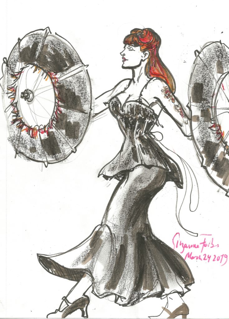 La Viola Vixen at Shimmy Shake Show Ballhaus Berlin March 24 2019 by Suzanne Forbes