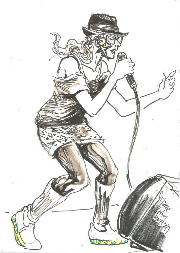 Pump Gang at Monster Ronsons by Suzanne Fprbes Marc 14 2019