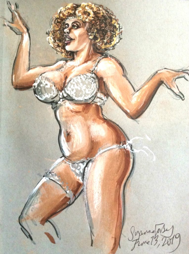 Cadbury Parfait at Shimmy Shake Show Berlin Burlesque Week June 13 2019 by Suzanne Forbes