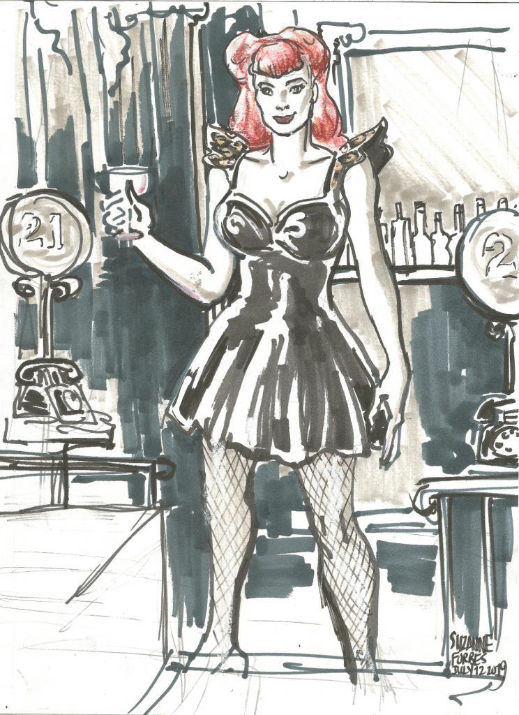 La Viola Vixen at Ballhaus Berlin by Suzanne Forbes July 12 2019