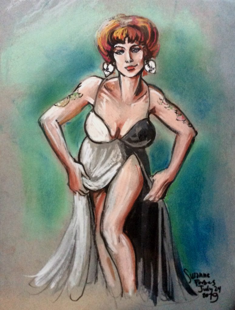 La Viola Vixen at Berlin Burlesque Week July 24 2019 Suzanne Forbes