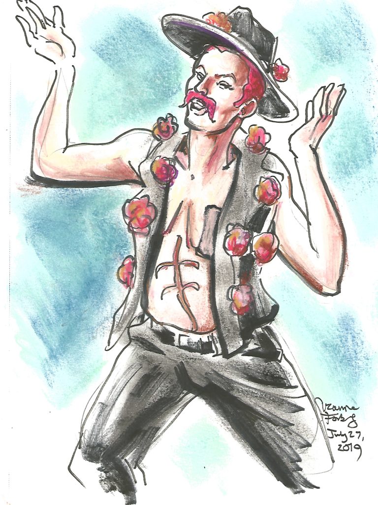 Daddy Sparkles at Pride Not Prejudice July 27 2019 by Suzanne Forbes