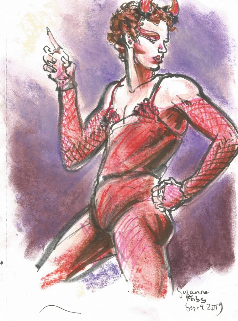 Frida Pussy at Bushwig Berlin Sept 4 2019 by Suzanne Forbes devil style