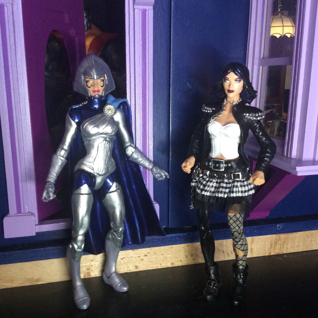 Lilandra and Lila Cheney action figure customs by Suzanne Forbes Sept 21 2019