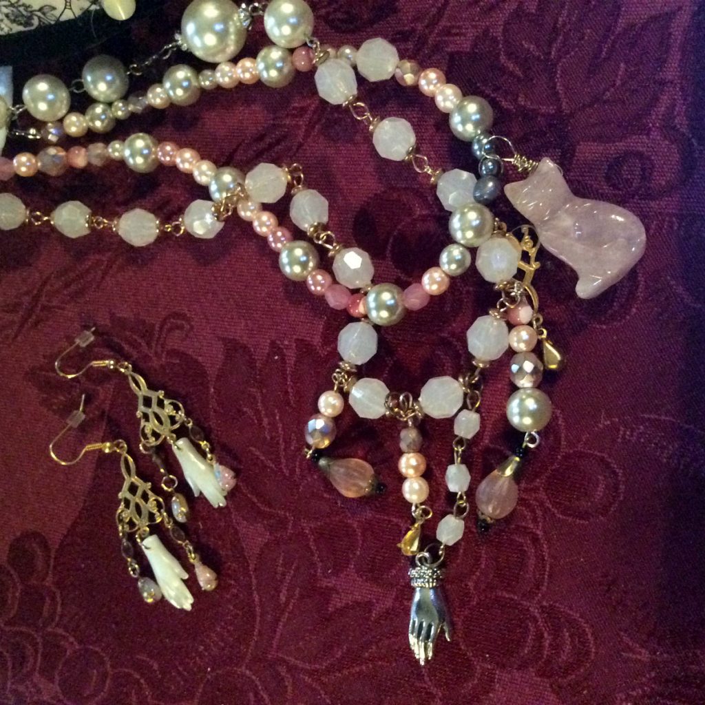 Hand and pussycat jewelry by Suzanne Forbes Jan 2020