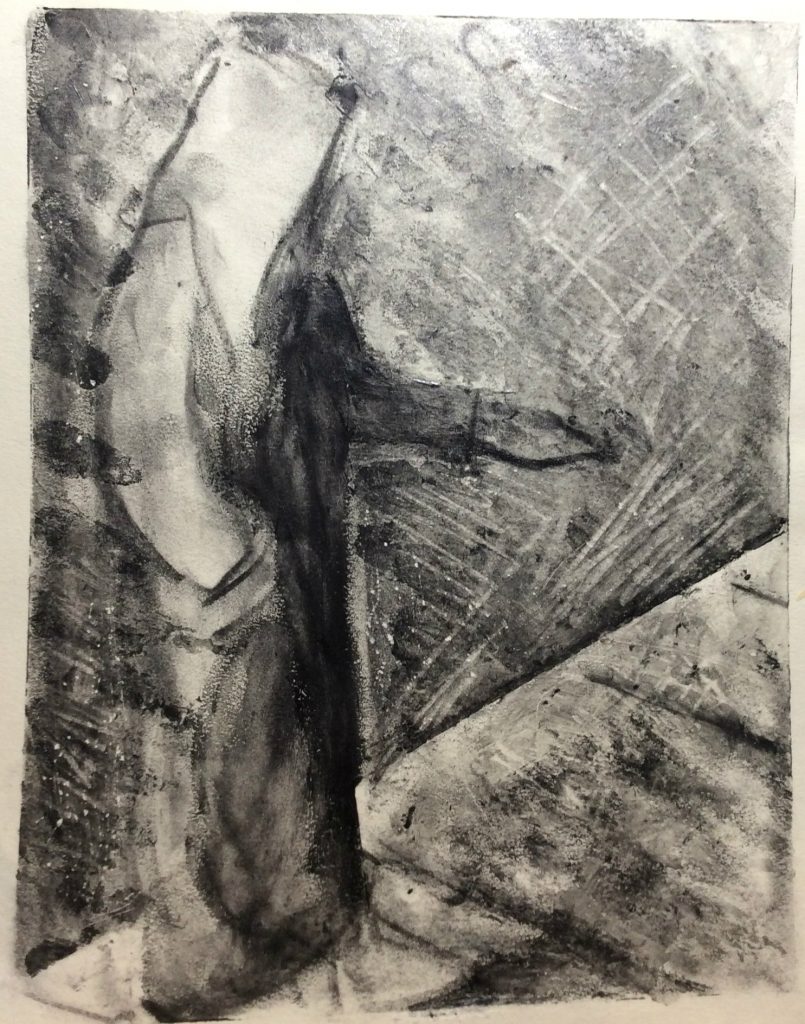 Self Portrait panhandling 1989 by Rachel Ketchum aka Suzanne Forbes Fall 1991