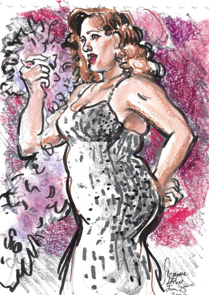 Dotti Moscati for Big Broad Revue at Tipsy Bear by Suzanne Forbes June 25 2020