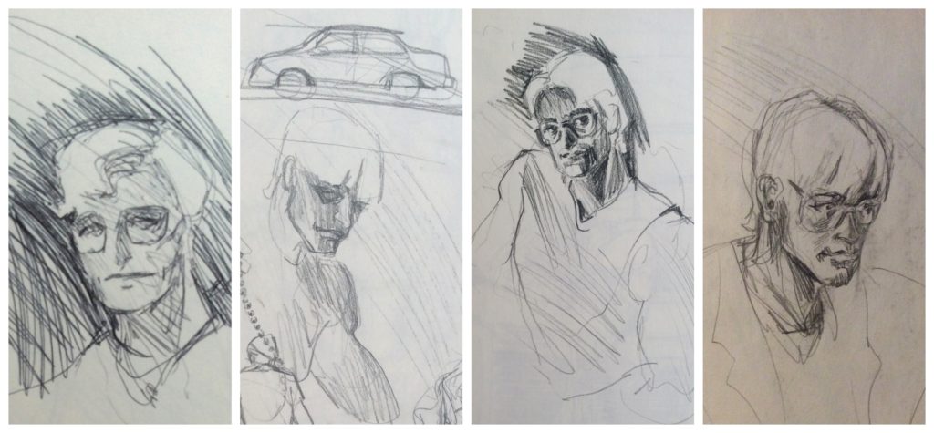 Max sketches August to September 1990 by Rachel Ketchum aka Suzanne Forbes