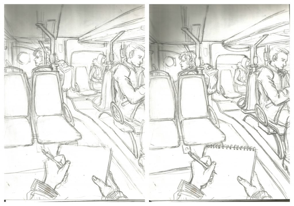 Pencil Cleanse Unterwegs WIP Suzanne Forbes Feb 2020