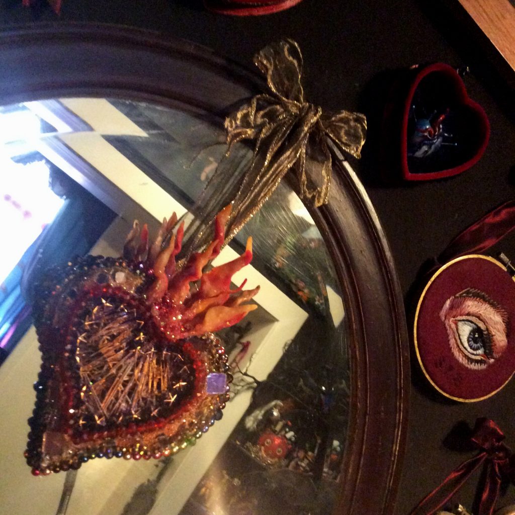 Jeweled Sacred Heart by Suzanne Forbes March 24 2020