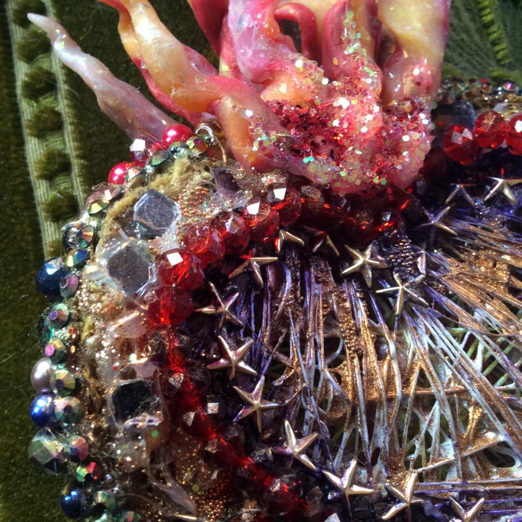 Jeweled Sacred Heart by Suzanne Forbes March 24 2020