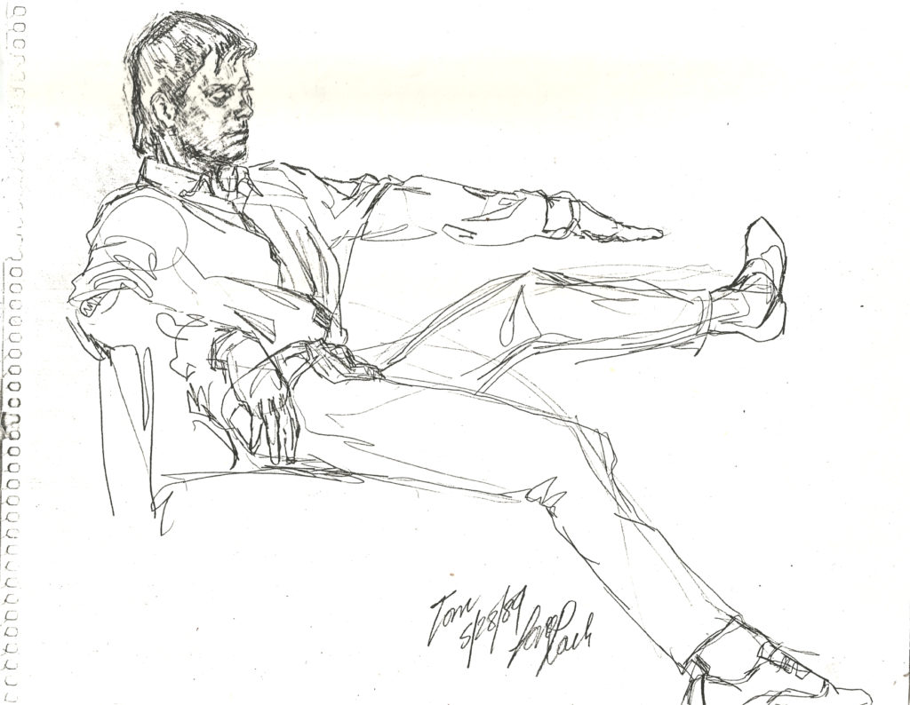 Tom at Fellowship May 28 1989 by Rachel Ketchum aka Suzanne Forbes