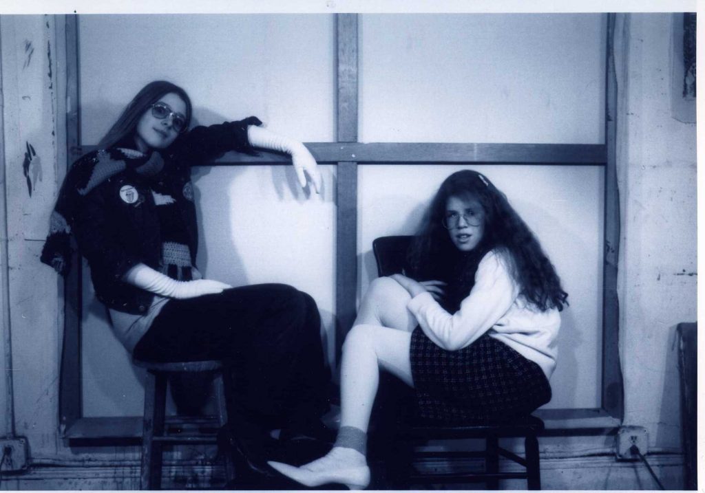 Rachel Ketchum with Victoria on Great Jones St. 1980