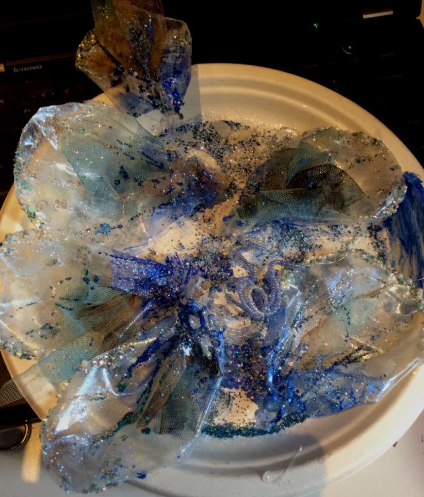 Ice Queen Crown fans WIP by Suzanne Forbes March 2020