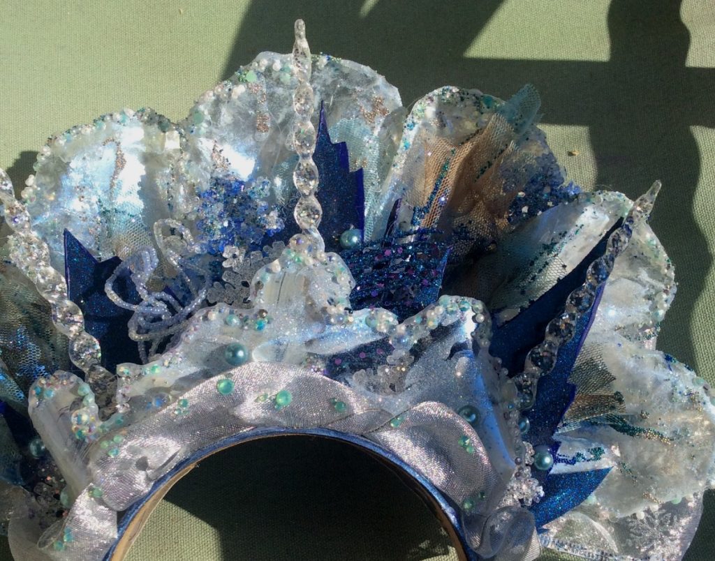 Ice Queen Crown outside by Suzanne Forbes March 2020