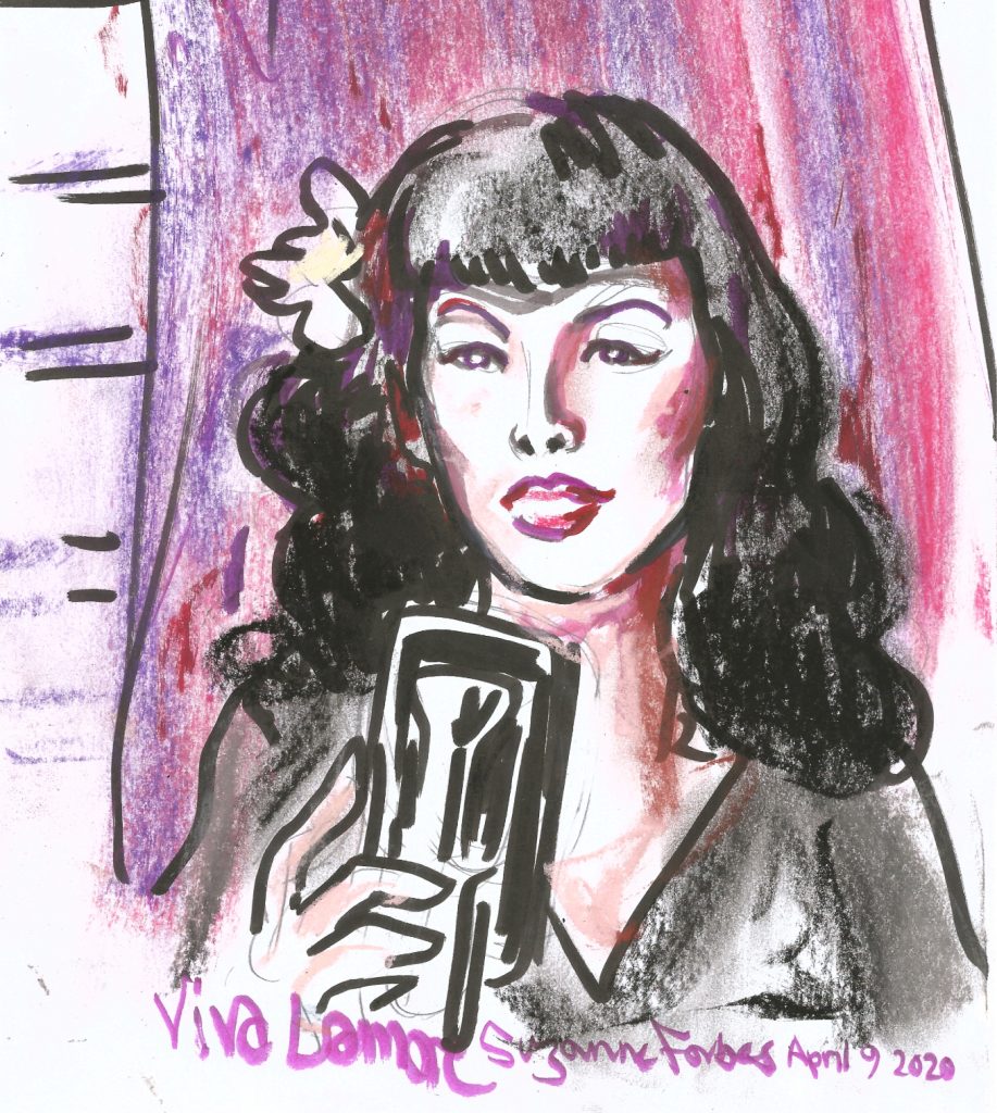 Viva Lamore for Full Moon Cabaret Egg Moon April 9 2020 by Suzanne Forbes