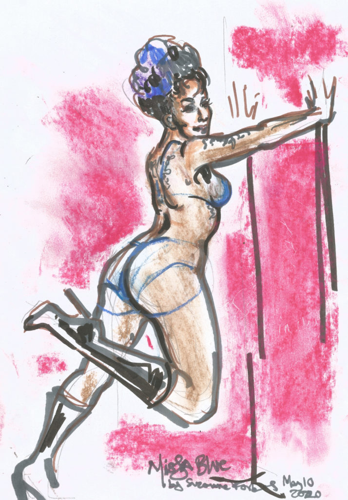 MisSa Blue for her Birthday Extravaganza by Suzanne Forbes May 10 2020