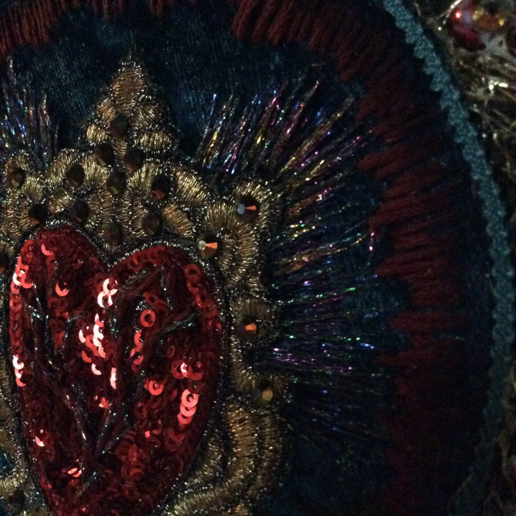 Sacred Heart Bricolage detail by Suzanne Forbes May 2020