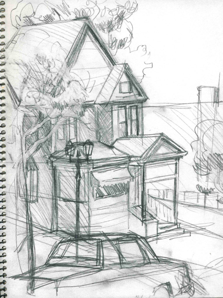 Sketchbook Fall 1990 Minneapolis by Rachel Ketchum aka Suzanne Forbes