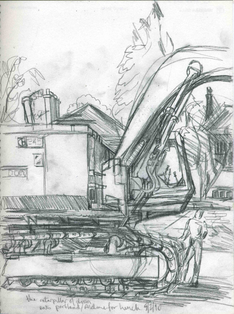 Sketchbook Fall 1990 St. Paul by Rachel Ketchum aka Suzanne Forbes