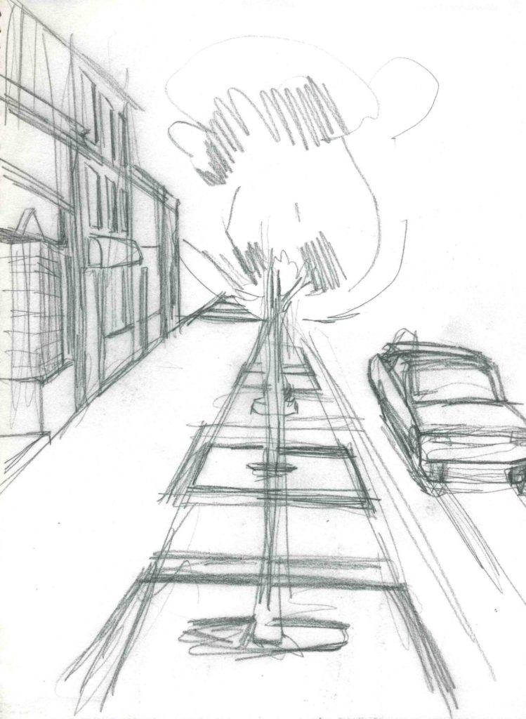 Sketchbook Fall 1989 St Paul Cafe Latte by Rachel Ketchum aka Suzanne Forbes