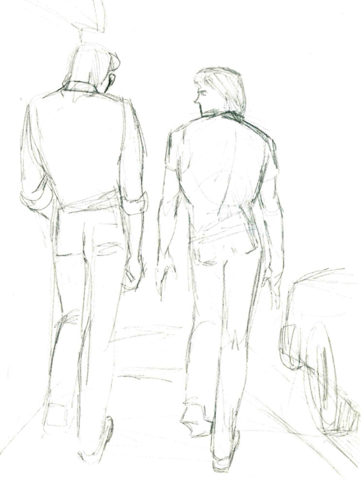 Tom and Evan summer 1990 by Rachel Ketchum aka Suzanne Forbes