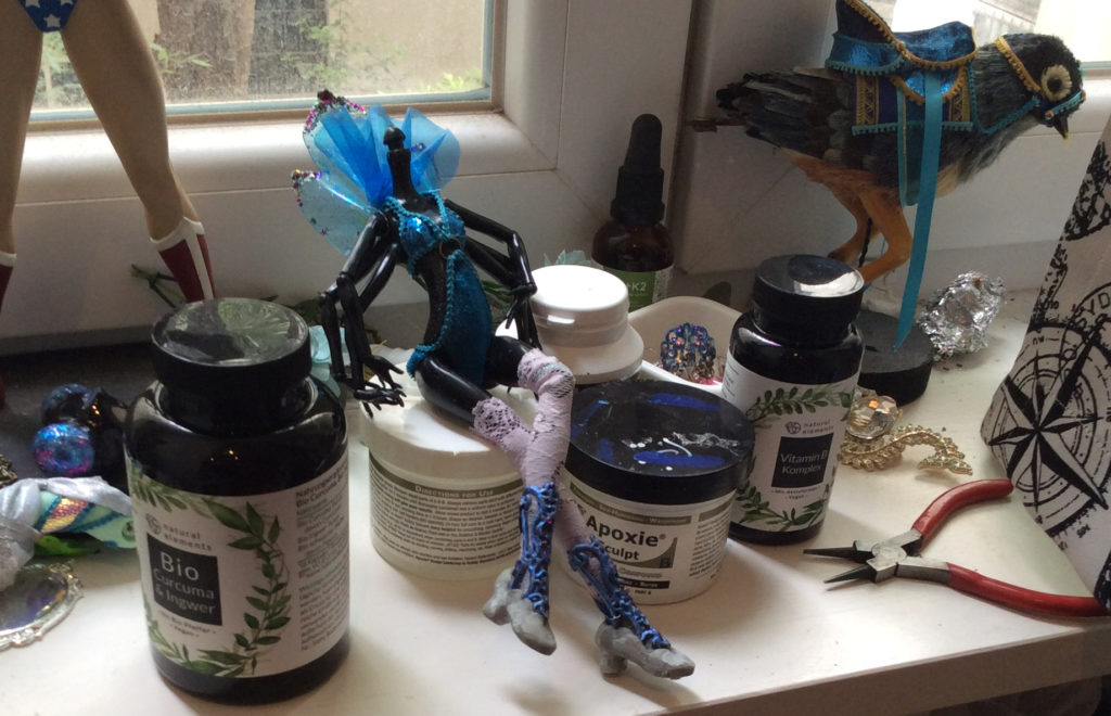 Wasp Doll WIP headless by Suzanne Forbes May 2020