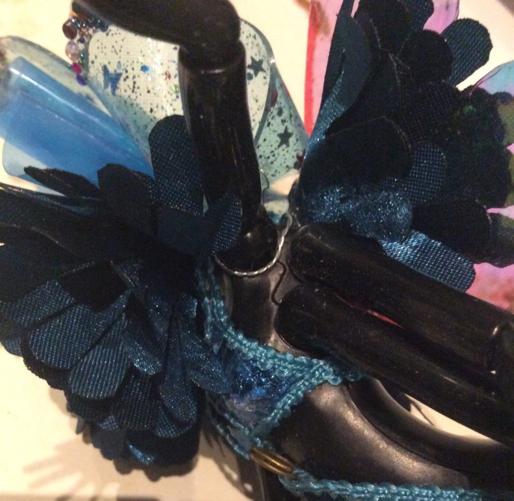 Wasp Doll WIP wires in armpit by Suzanne Forbes May 2020