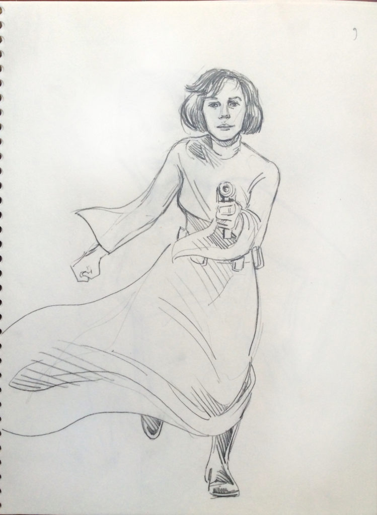 Amy as Leia October 1995 by Rachel Ketchum aka Suzanne Forbes