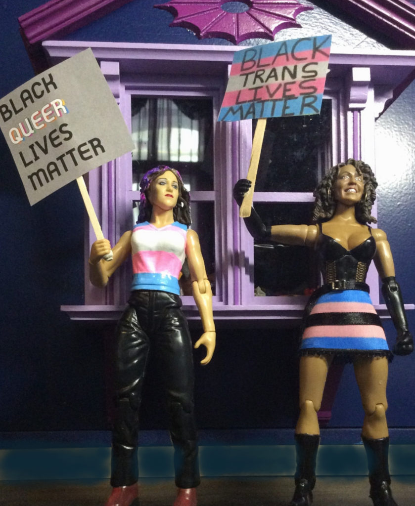 Custom trans action figures by Suzanne Forbes June 24 2020