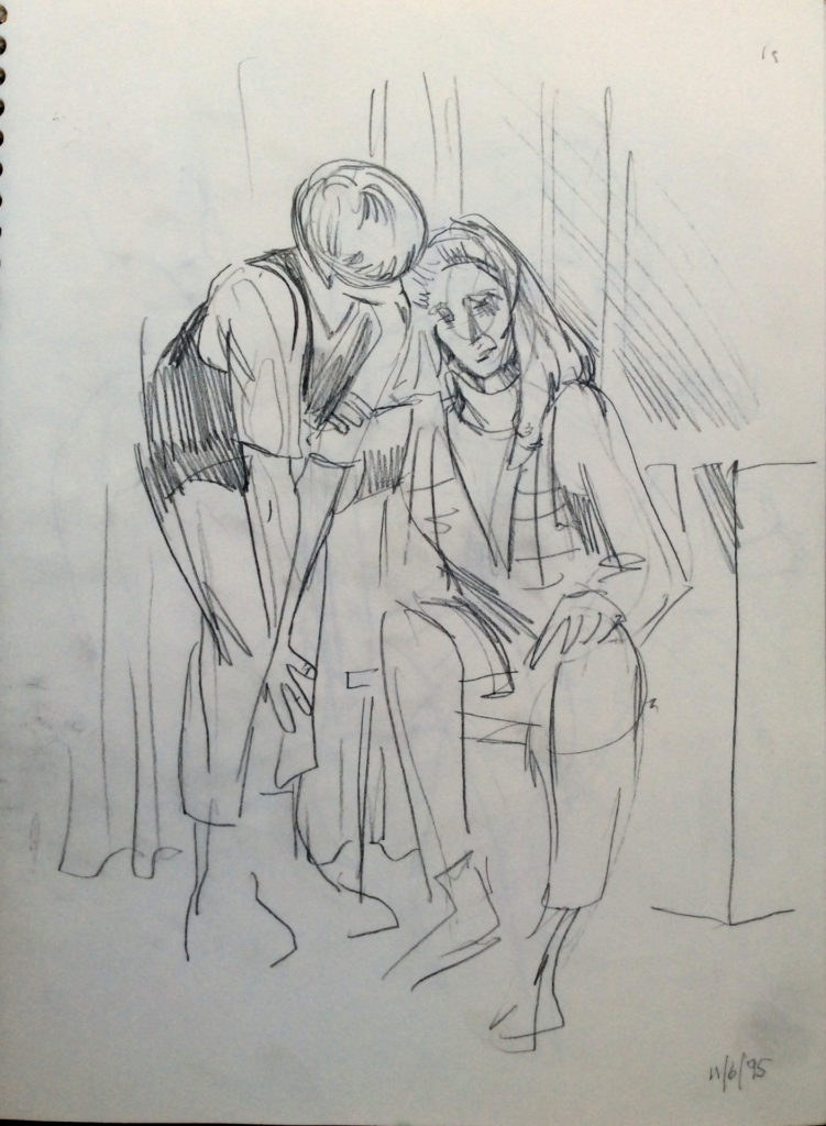 Jeanne Claude in Hartford with Christo Nov 6 1995 by Suzanne Forbes aka Rachel Ketchum