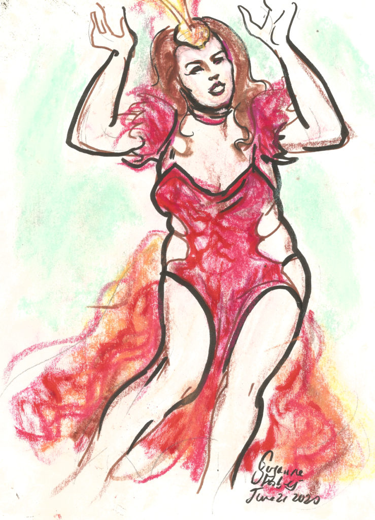 Lady Phoenix for Disabilitease June 21 2020 by Suzanne Forbes