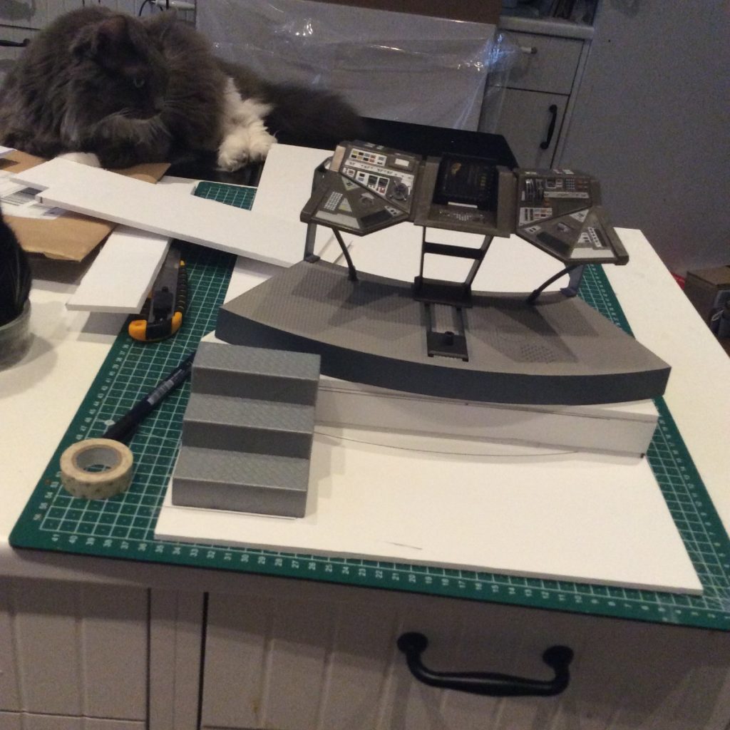 Danger Room X Men Dollhouse build with thumpy by Suzanne Forbes July 2020