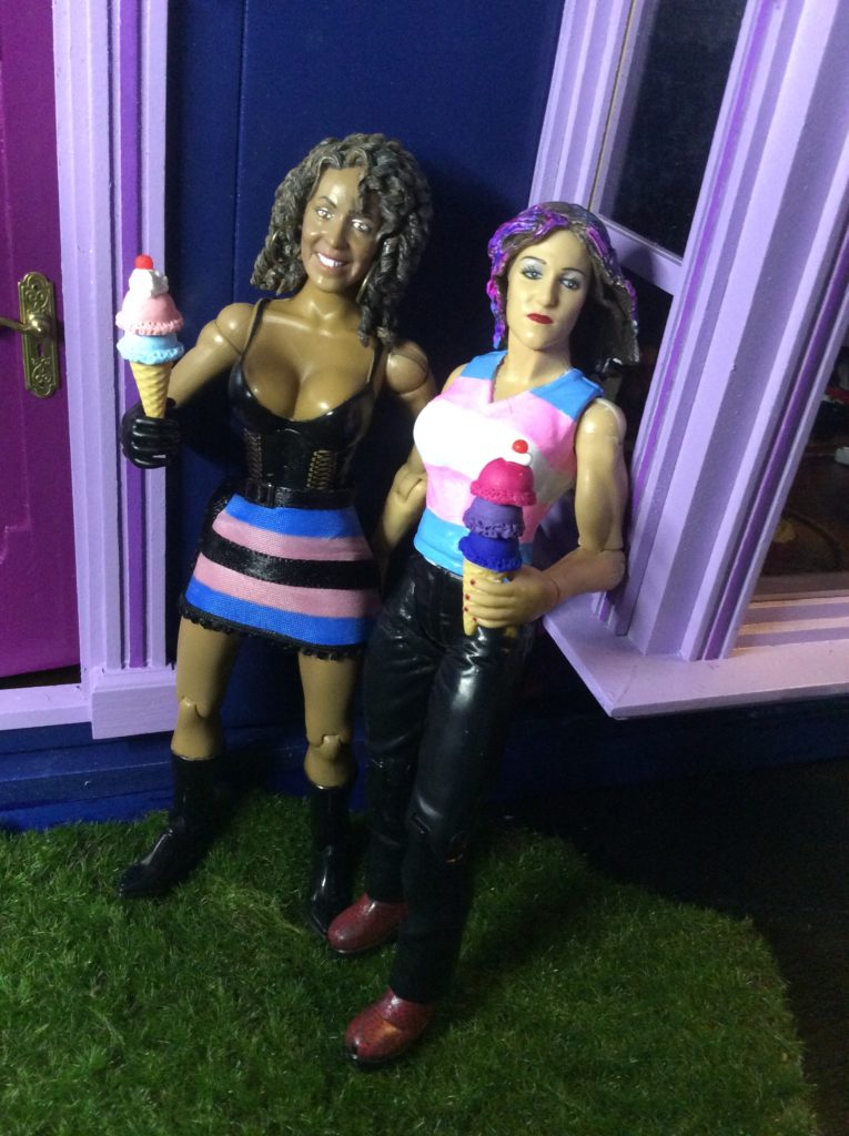 Rainbow CSD ice cream party collab Littlest Sweet Shop x Suzanne Forbes beautiful trans ladies July 25 2020