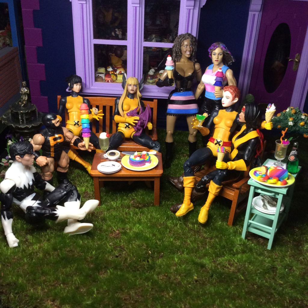 Rainbow CSD ice cream party collab Littlest Sweet Shop x Suzanne Forbes group shot July 25 2020